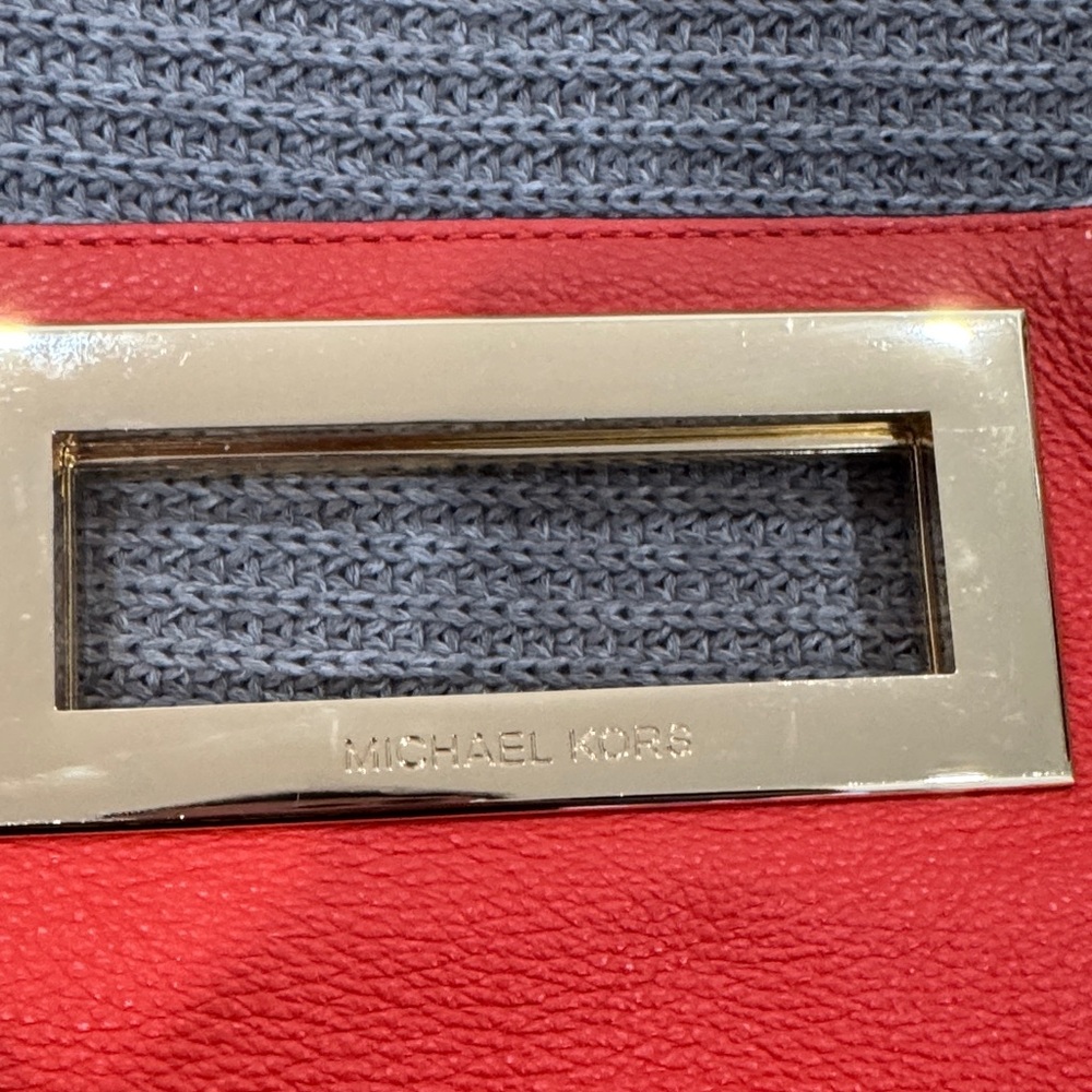 Michael Kors Clutch with Gold Handle - Picture 2 of 5